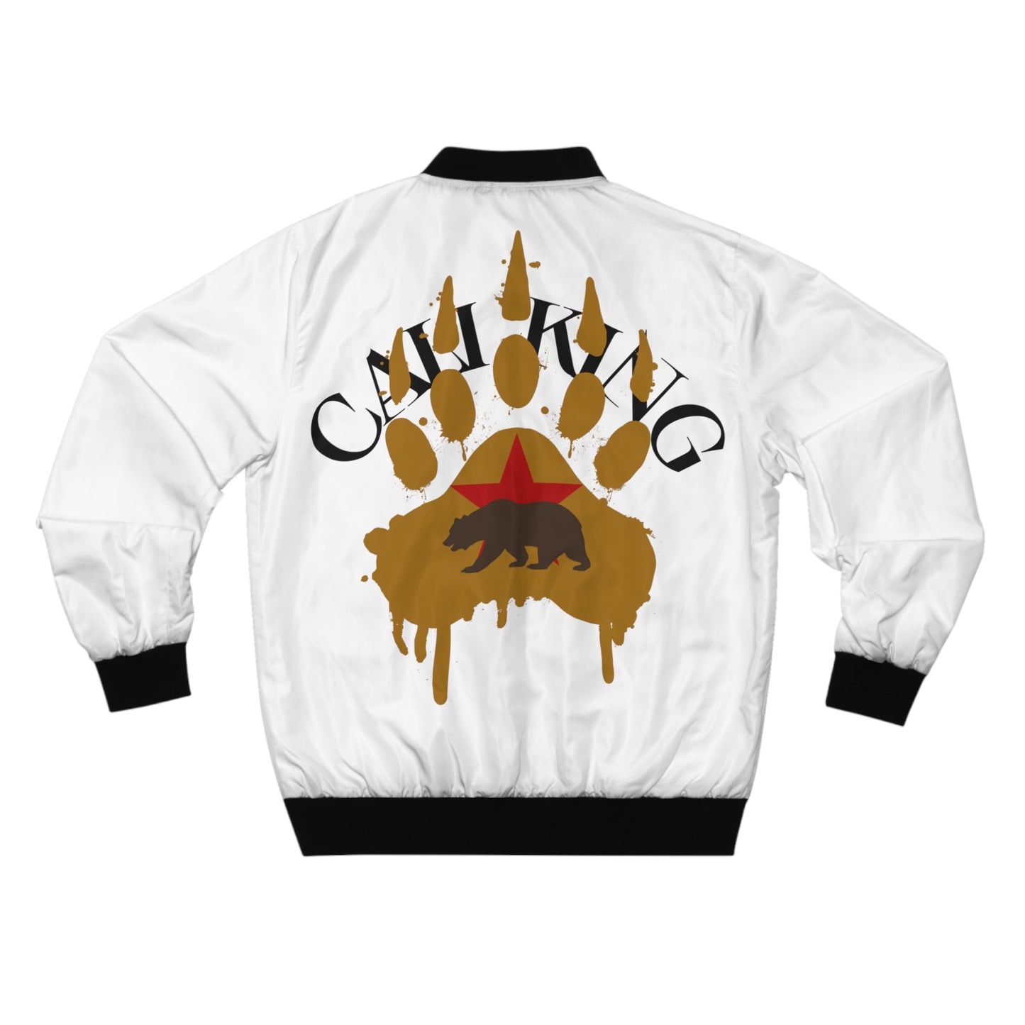 Cali Stompin (blk trim Bomber Jacket)